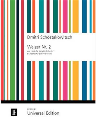 Dmitri Shostakovich: Walzer Nr. 2: (Arr. David Brooker): Cello Duett