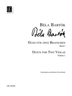 Béla Bartók: Duos: Viola Duett