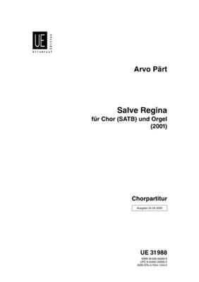 Arvo Pärt: Salve Regina: Gemischter Chor mit Begleitung