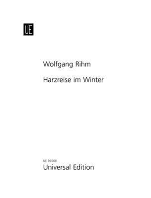 Wolfgang Rihm: Harzreise im Winter: Gesang mit Klavier