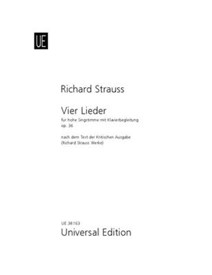 Richard Strauss: 4 Lieder op. 36: Gesang mit Klavier