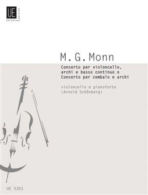 G.M. Monn: Concerto g-moll (Schoenberg): Cello mit Begleitung