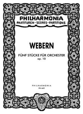 Funf Stuche Op 10 Philharmonia Study Scores