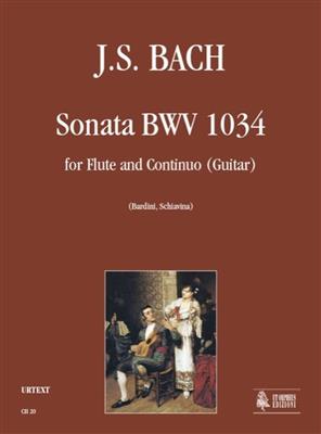 Johann Sebastian Bach: Sonata BWV 1034 per Flauto e Chitarra: Flöte mit Begleitung