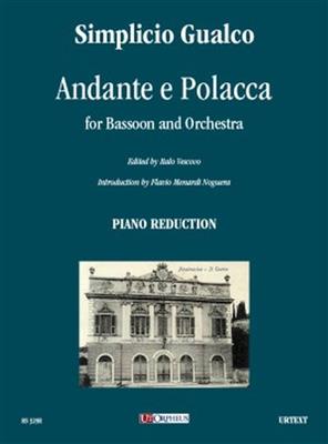 Simplicio Gualco: Andante e Polacca per Fagotto e Orchestra: Fagott mit Begleitung