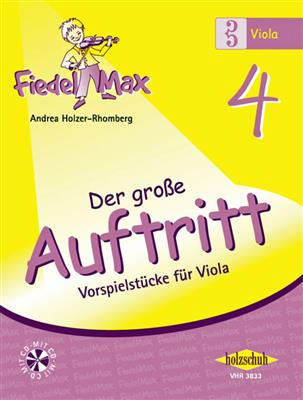Fiedel Max für Viola - Der große Auftritt Band 4