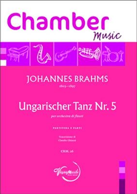 Johannes Brahms: Ungarischer Tanz Nr. 5: Flöte Ensemble