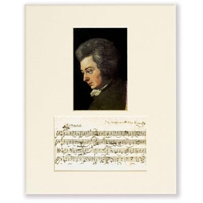 Passepartout Mozart Portrait