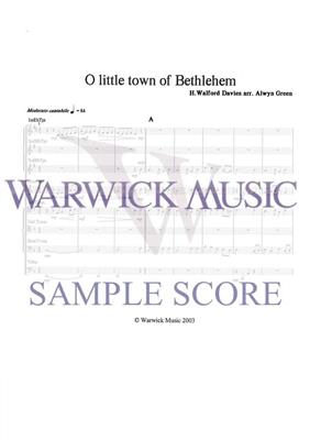 Sir Henry Walford Davies: O Little Town of Bethlehem: (Arr. Alwyn Green): Blechbläser Ensemble