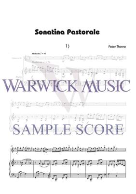 Peter Thorne: Sonatina Pastorale: Klarinette mit Begleitung