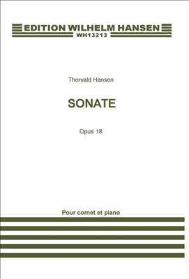 Thorvald Hansen: Sonata For Cornet And Piano Op.18: Trompete mit Begleitung