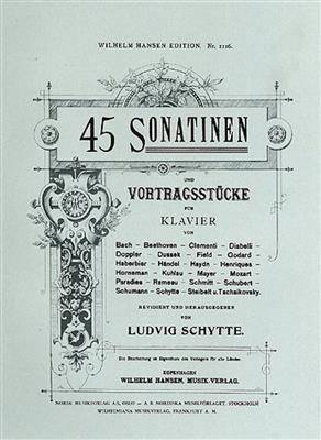 45 Sonatinas For Piano: Klavier Solo