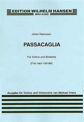 Johan Halvorsen: Passacaglia For Violin and Cello: (Arr. Michael Press): Streicher Duett