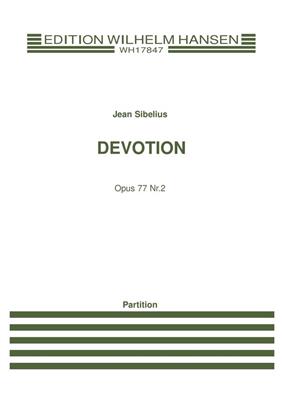 Jean Sibelius: Devotion Op.77/2: Violine Solo