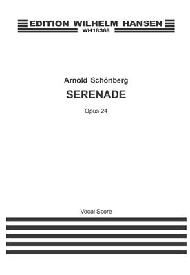 Arnold Schönberg: Serenade Op. 24: Gesang mit Klavier