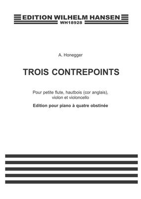 Arthur Honegger: Trois Contrepoints: Klavier Duett