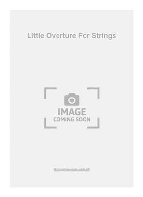 Knudåge Riisager: Little Overture For Strings: Streichensemble