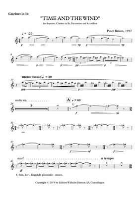 Peter Bruun: Time And The Wind (Score): Kammerensemble
