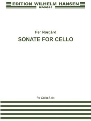Per Nørgård: Sonate For Cello-Solo: Cello Solo