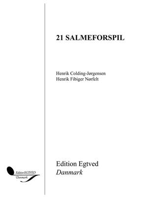 Henrik Colding-Jørgensen: 21 Salmeforspil: Orgel