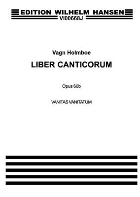 Vagn Holmboe: Vanitas Vanitatum Op. 60b: Gemischter Chor A cappella