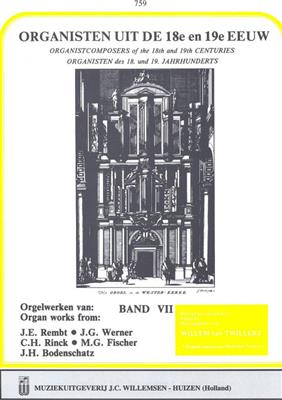 Organisten uit de 18e en 19e Eeuw 7: Orgel
