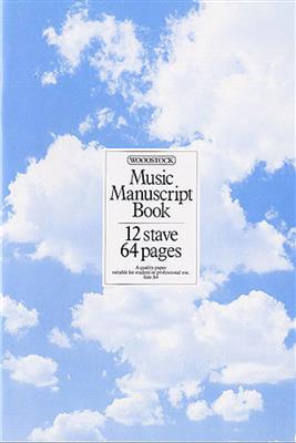 Music Manuscript Book: 12 Stave 64 Pages Stitched: Notenpapier