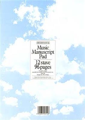 Music Manuscript Book: 12 Stave 96 Pages: Notenpapier