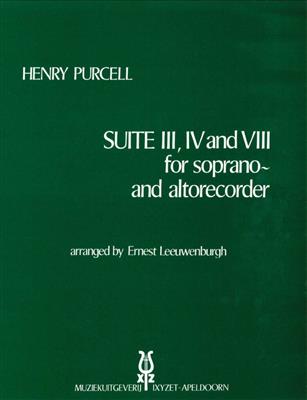 Henry Purcell: Suite III, IV And VIII: Blockflöte Duett