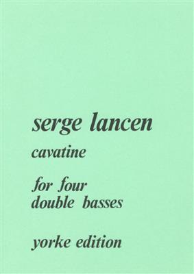 Serge Lancen: Cavatina For 4 Doublebasses: Kontrabass Ensemble