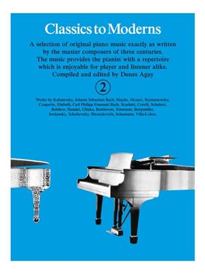 Denes Agay: Classics To Moderns 2: Klavier Solo