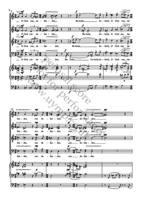 George Nicholson: Behold O God: Gemischter Chor mit Klavier/Orgel