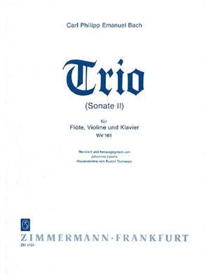 Carl Philipp Emanuel Bach: Trio (Sonate II) Wq 161: (Arr. Johannes Lorenz): Kammerensemble