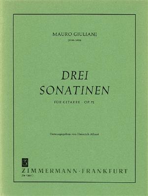 Mauro Giuliani: Sonatinen(3) Op.71: Gitarre Solo