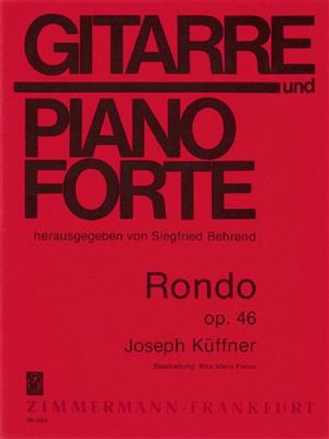 Joseph Kueffner: Rondo op. 46: (Arr. Rita Maria Fleres): Gitarre mit Begleitung