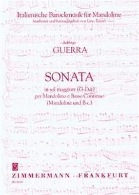 Addiego Guerra: Sonata in sol maggiore (G-Dur): (Arr. Lino Totaro): Mandoline