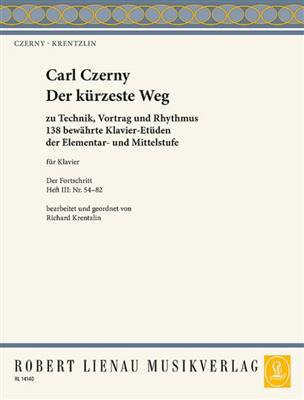 Carl Czerny: 138 ausgewählte Etüden Heft 3: (Arr. Richard Krentzlin): Klavier Solo