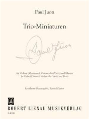 Paul Juon: Trio Miniaturen: Kammerensemble
