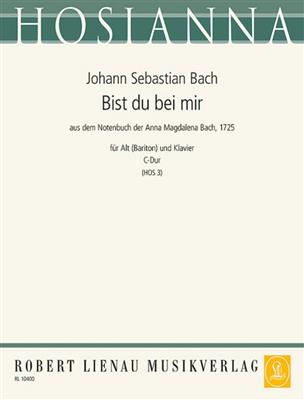 Johann Sebastian Bach: Bist Du Bei Mir: Gesang mit Klavier