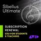 Sibelius- Ultimate 1-Year Subs Renewal - Edu