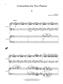 Stephen Sondheim: Concertino for Two Pianos: Klavier Duett