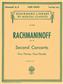 Sergei Rachmaninov: Concerto No. 2 in C Minor, Op. 18: Klavier Duett