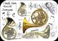 French Horn Placemat - Pack Of 4